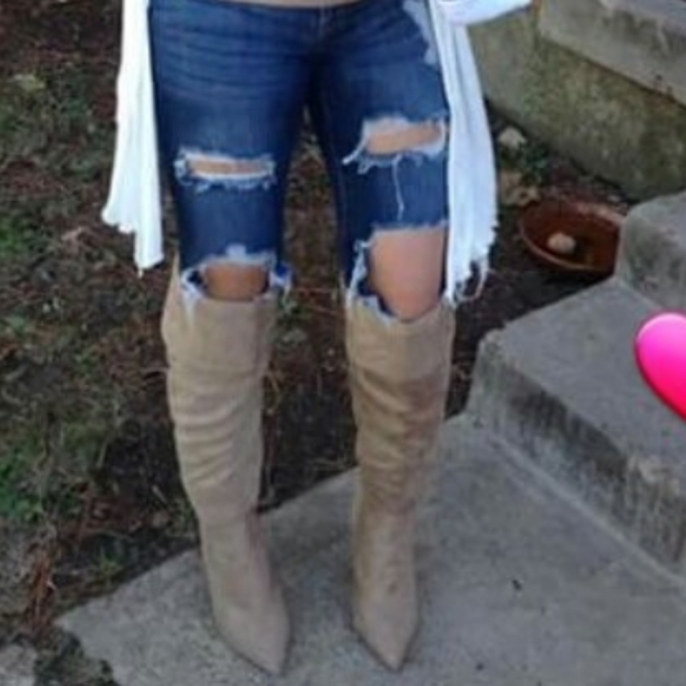 Thigh high boots